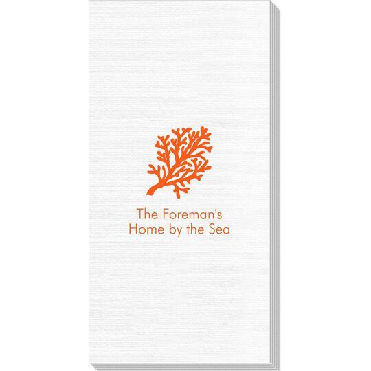 Coral Reef Deville Guest Towels